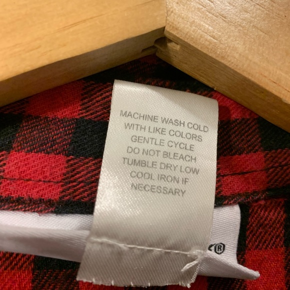 SERENGETI FLANNEL RED AND BLACK SHIRT 1X - Picture 4 of 4
